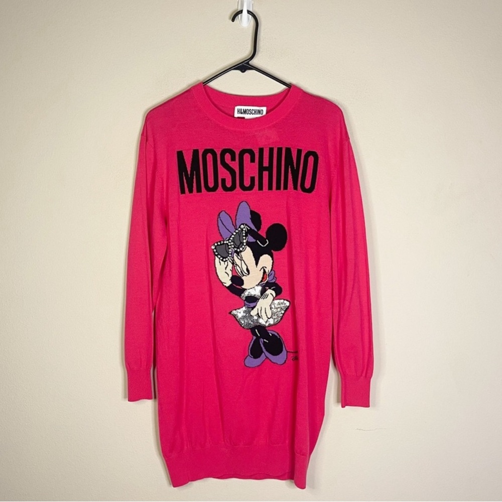 Moschino x H&M Disney Minnie Mouse Sweater Dress Exclusive and rare size XS. - Picture 1 of 4